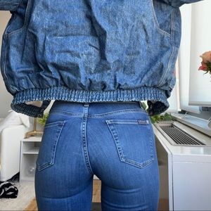 7 for all Mankind slim illusion blue jeans